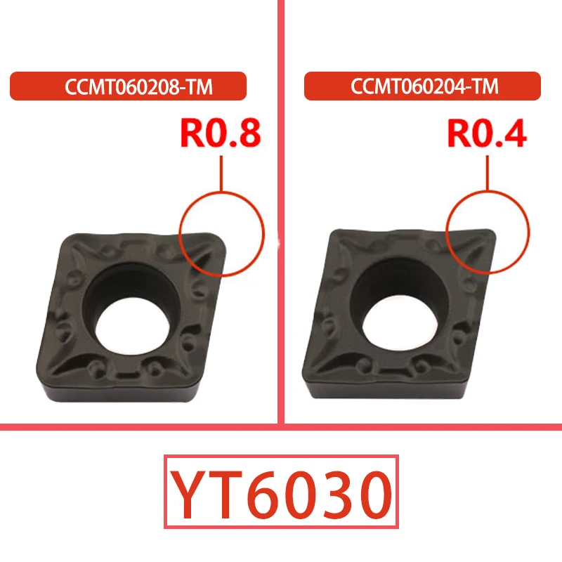 10 Chiếc KaKarot Carbide Lắp CCMT 060204 CCMT060204 CCMT060208 Nội Bộ Biến Bên Ngoài Dụng Cụ Quay Rau Giá Đỡ Tiện Bằng Máy CNC Biến