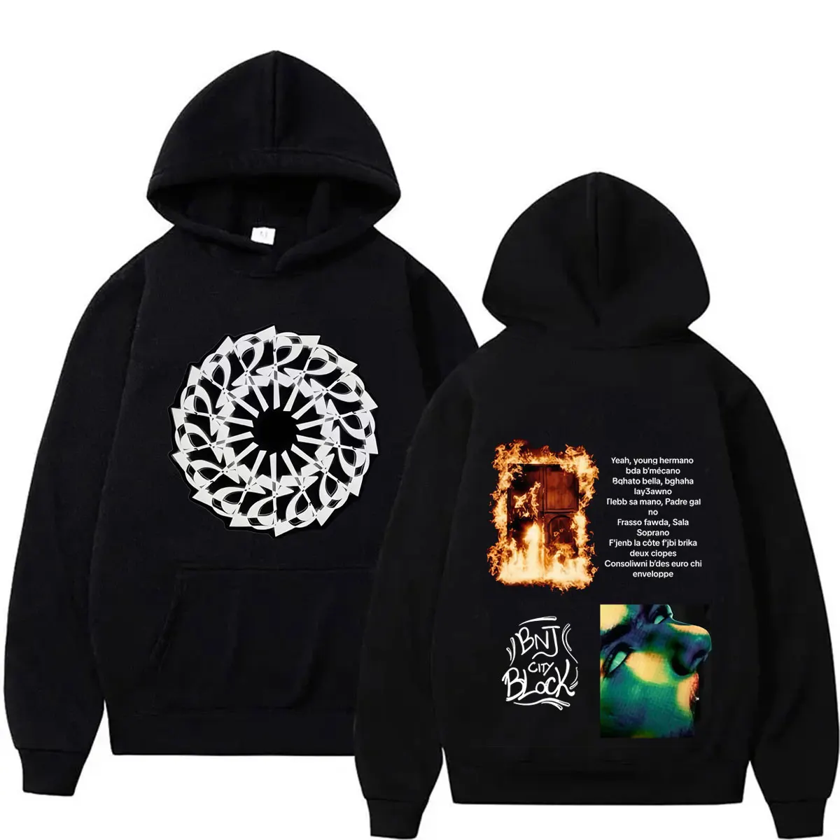 

E1GrandeToto Rap Hoodie Album Inspired Sweatshirt Hip Hop Merch Men Women High Quality Oversized Casual Y2K Streetwear Teenagers