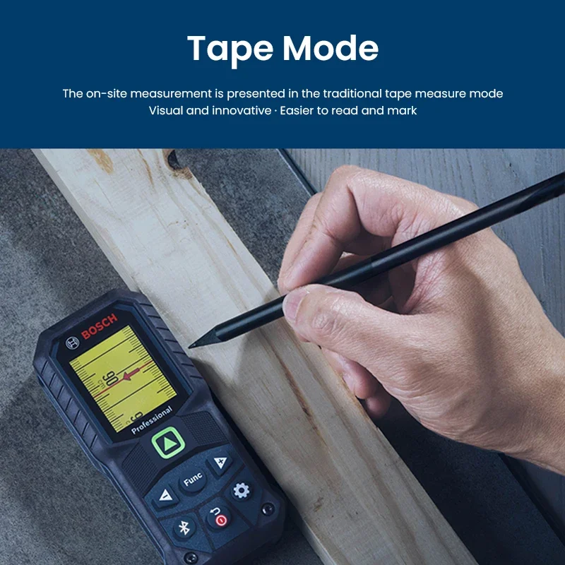

Bosch Green Laser Measure GLM 50-27 CG 50M Laser Rangefinder Ip65 Bluetooth App Remote Control Professional Distance Meter Ruler
