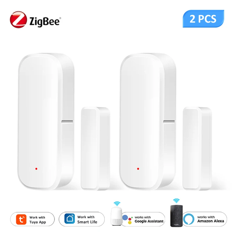 

Tuya ZigBee Smart Door Sensor Door Open Closed Detectors Smart Home Security Protection Smart Life Control Via Alexa Google Home