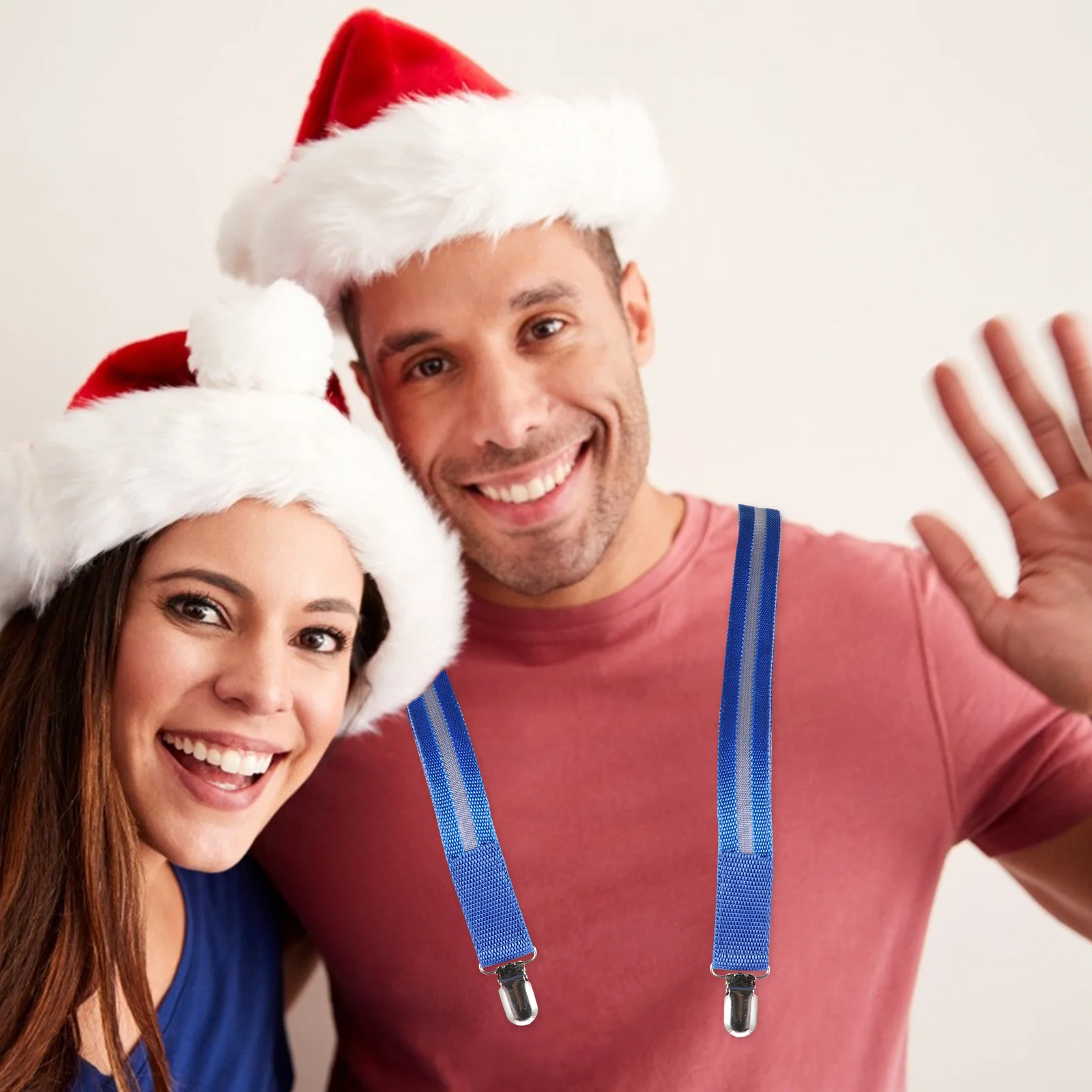 

1 шт. светодиодный зажим на подтяжке, регулируемый ремень с возможностью видимости на 360 градусов, ночные виды спорта, вечерние аксессуары для Хэллоуина, светодиодные подтяжки