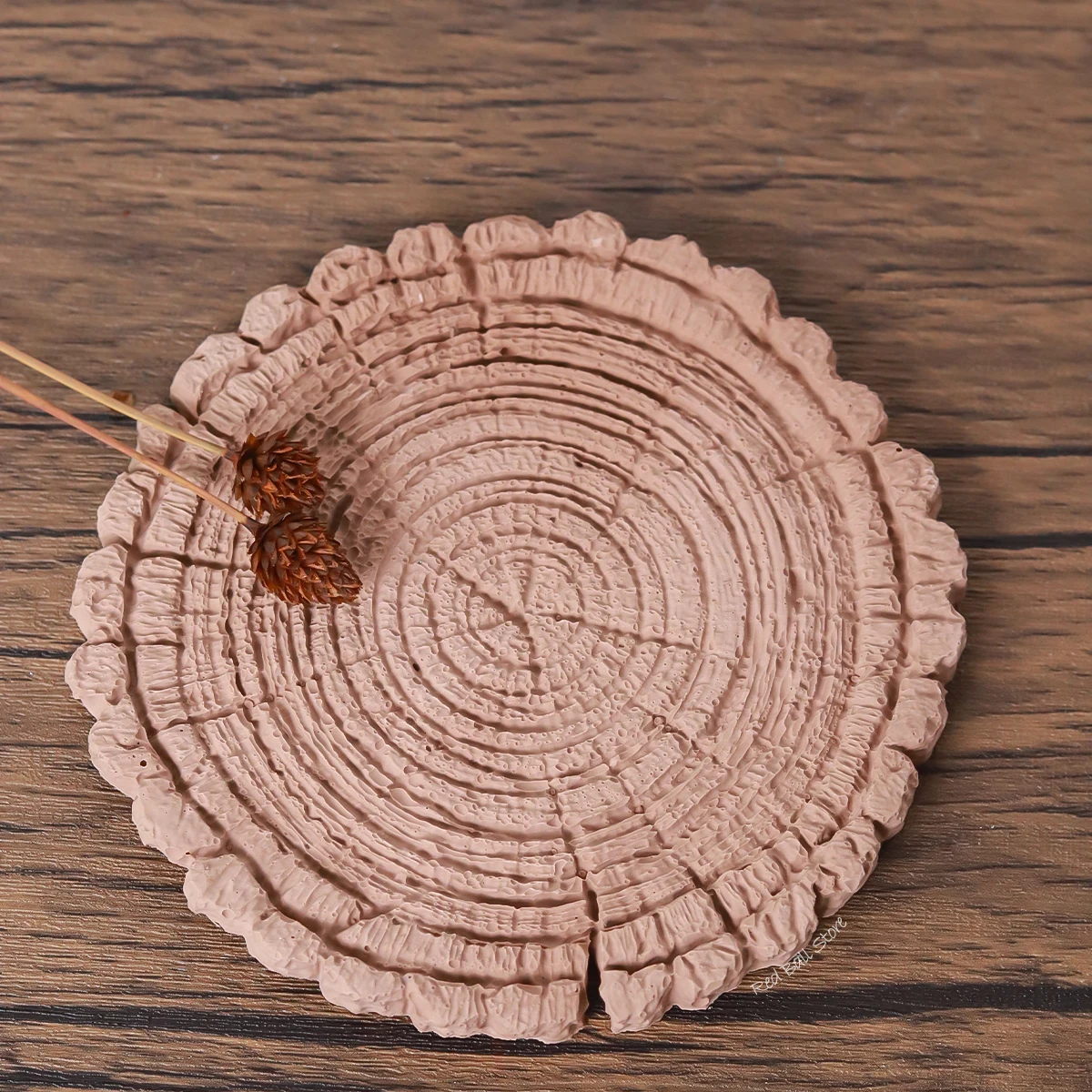 Tree Rings Silicone Molds Cake Pastry Baking Tool Fondant Chocolate Dessert Decor DIY Concrete Coaster Resin Storage Tray Mould