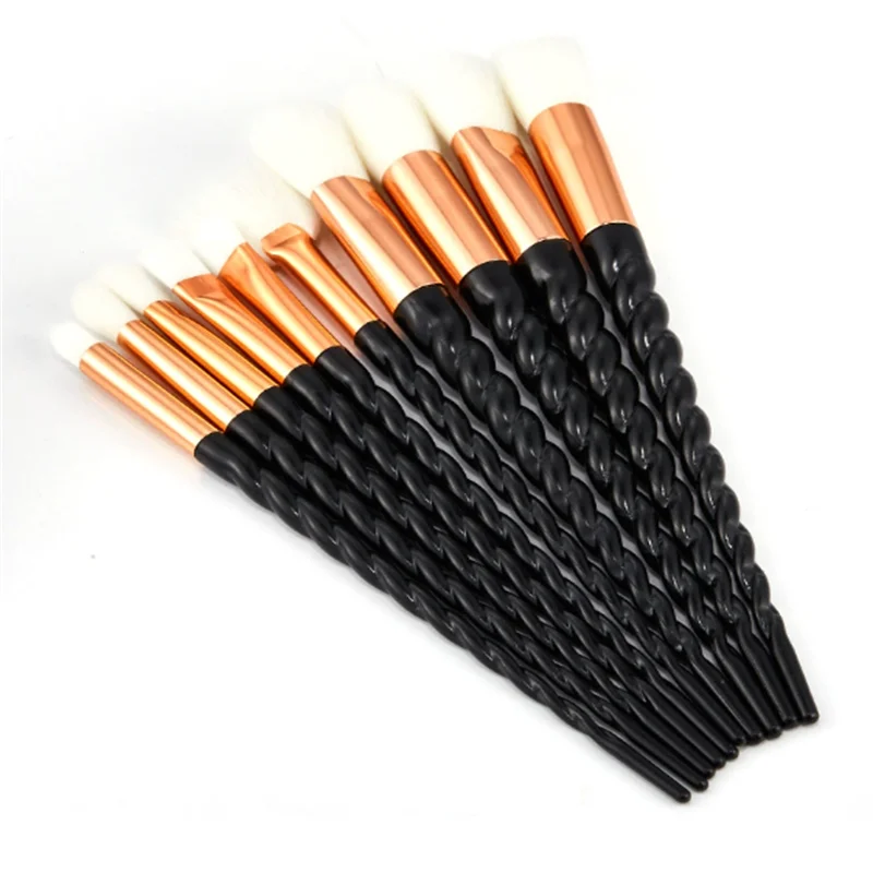 Reichhaltige Zähigkeit, schöne Haptik, Metallzwinge, Schraubgriff, Kosmetikpinsel-Set für Augen-Make-up mit individueller Anpassung