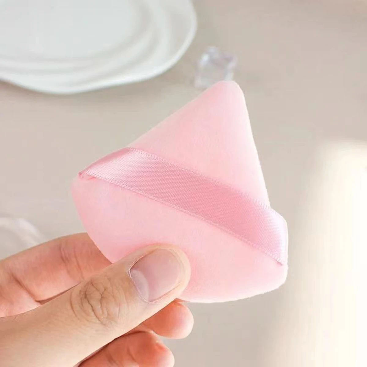 10 roze mini-make-upborstels met opbergtas, foundationcontourborstel oogschaduw wenkbrauwborstel - make-up bladerdeeg, draagbare make-up