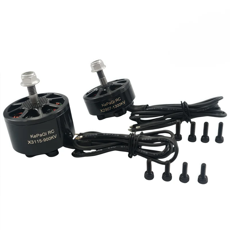 1 unidad de alta calidad KePaQi X2807-1300KV X3115-900kv motor sin escobillas modelo de avión de cuatro ejes FPV transversal multirotor