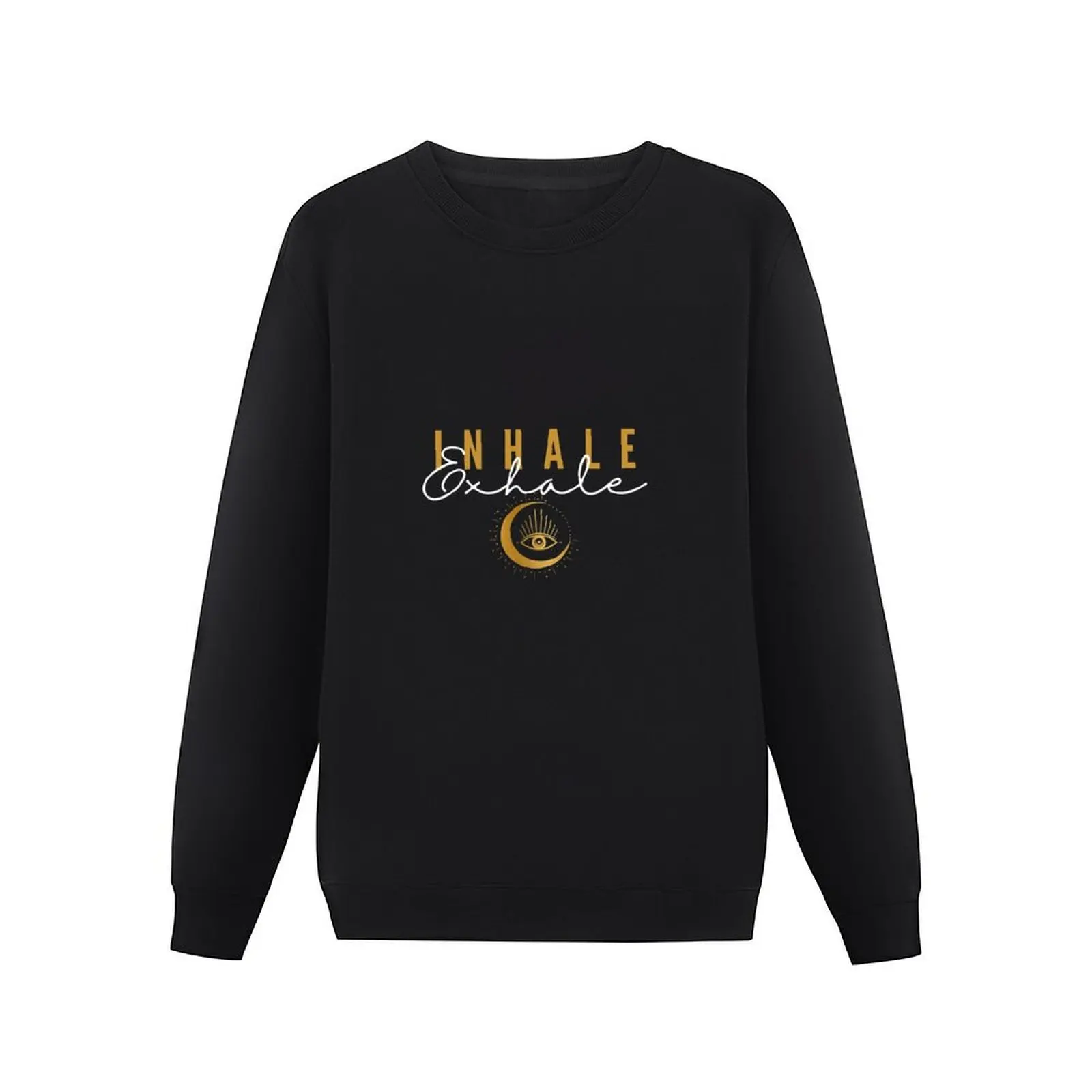 Inhale & exhale Pullover Hoodie autumn jacket men graphic t shirts men graphic sweatshirts