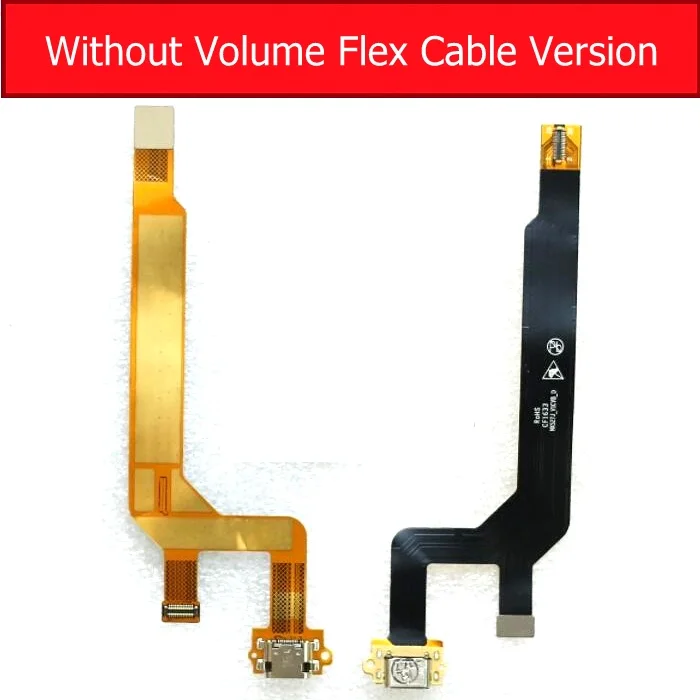 Conector de carregamento usb cabo flexível para zte núbia z11 nx531j nx527j volume cabo flexível & carregador porta usb fita flexível peças reparo