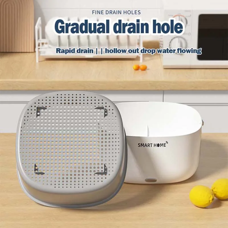 Lavatrice per frutta e verdura comodo cesto di lavaggio frutta e verdura lavaggio elettrico muslimamina