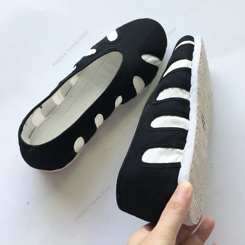 Taoist Shoes Handmade Thousand Layer Bottom Cloud Calzado Taoism Supplies Wu Tang Tai Chi Shoes Breathable Kung Fu Schoenen