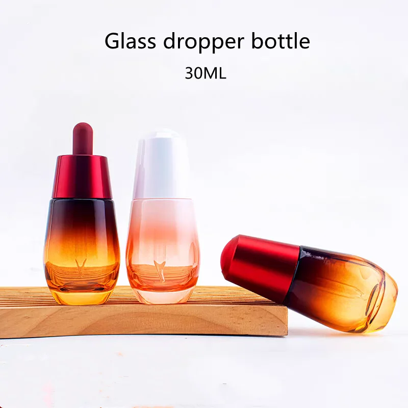 

10pcs 30ml Empty Glass Essential Oil Bottle Attar Oil Dropper Bottle Hydrolat Perfume Bottle Cosmetic Container