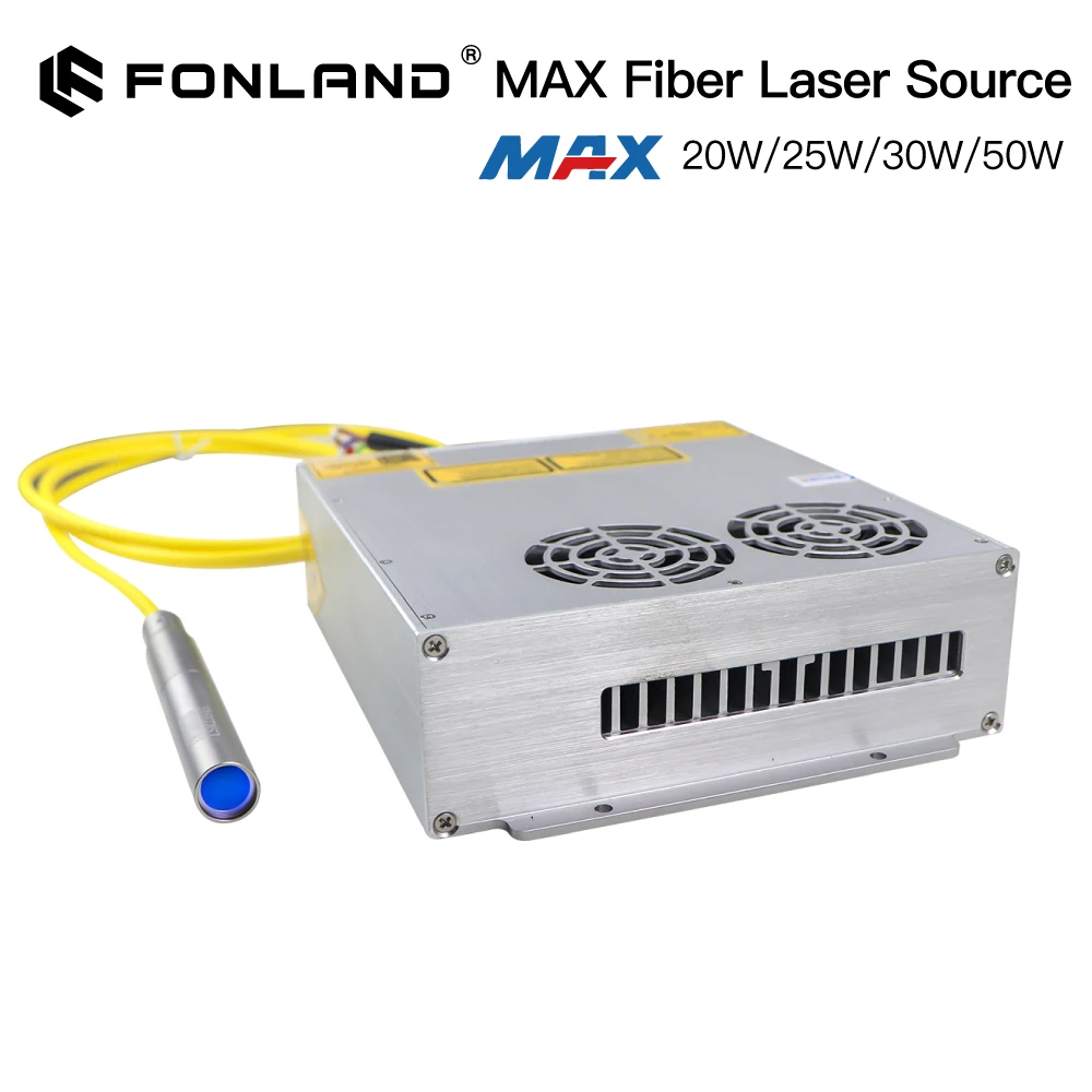Fonland MAX Fiber Laser Q-switched Pulse MAX QCS 20W /50W Fiber Laser Source for Fiber Marking Machine