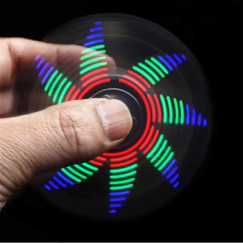 AS60-LED Fidget Spinner Electronic DIY Production Welding Kit Luminous Display Three Lobe Digital Gyro
