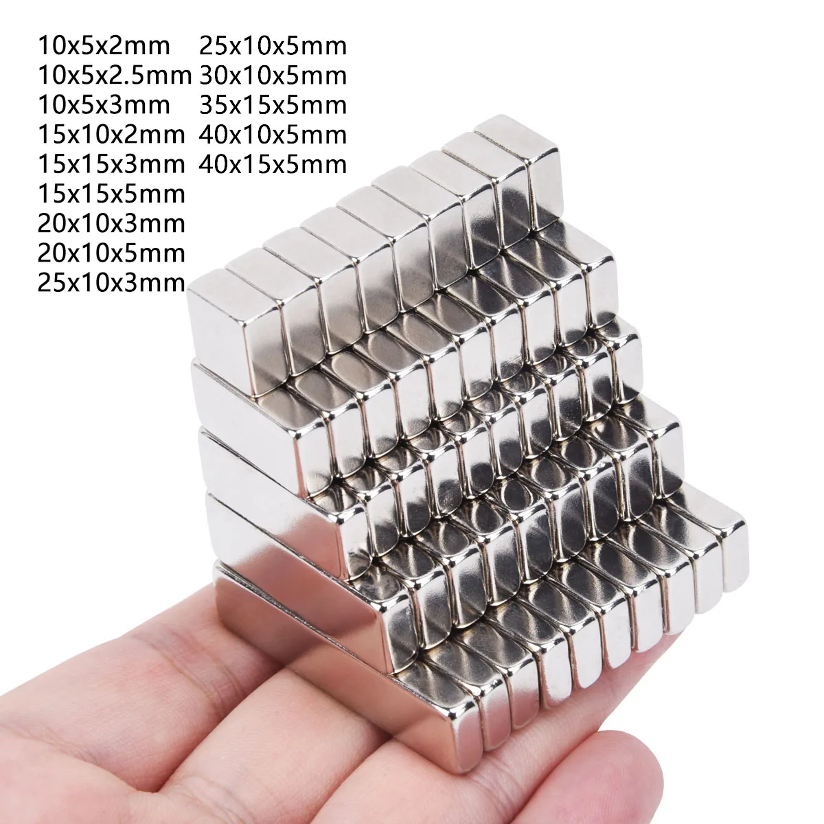 Powerful Neodymium Magnet Super Strong Magnetic Sheets Rare Earth Block Magnets Suitable for Home Organize Decoration Holder DIY