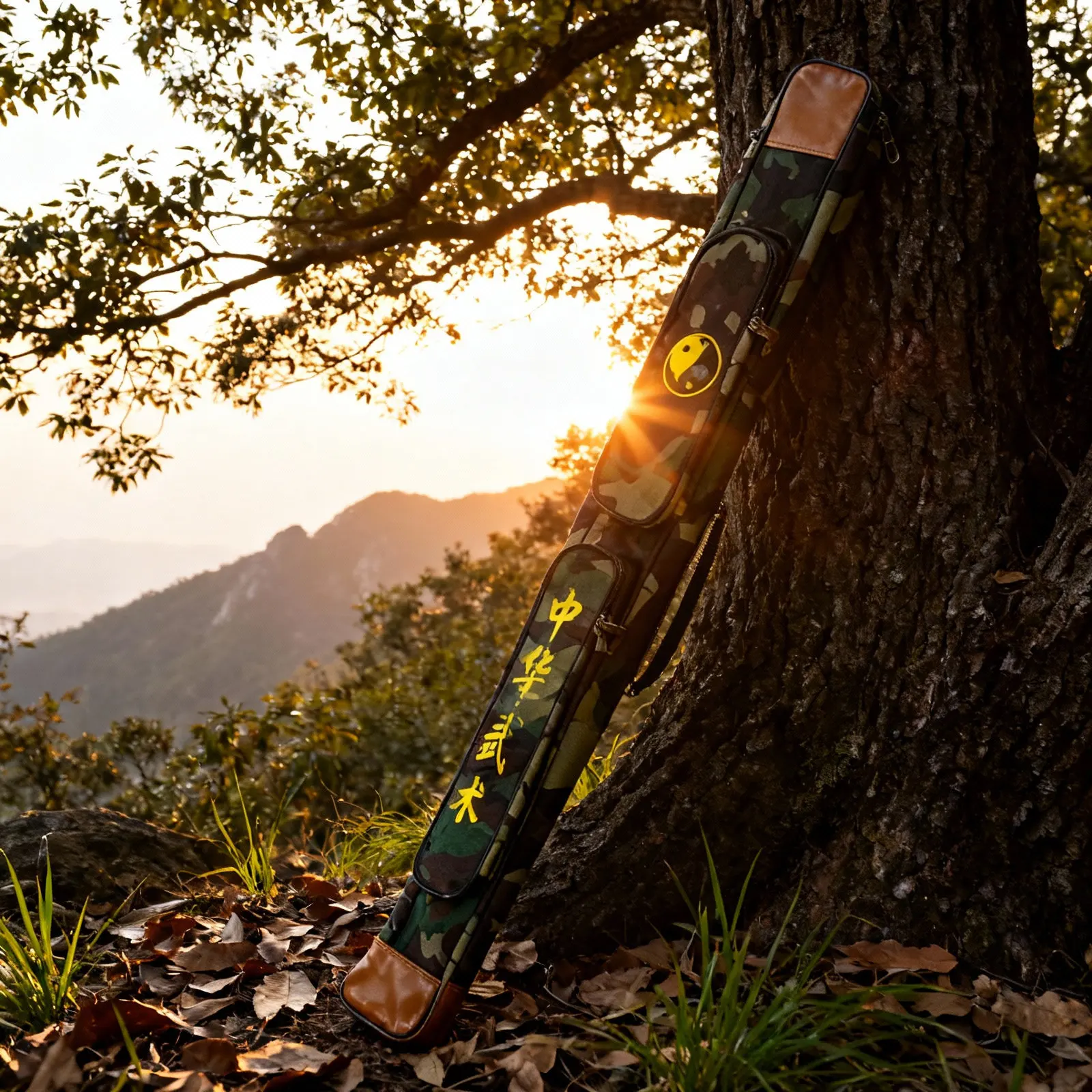 

Двухслойный чехол для мечей из прочной ткани с надежным ремнем для длинных мечей, японских и китайских мечей, портативный органайзер