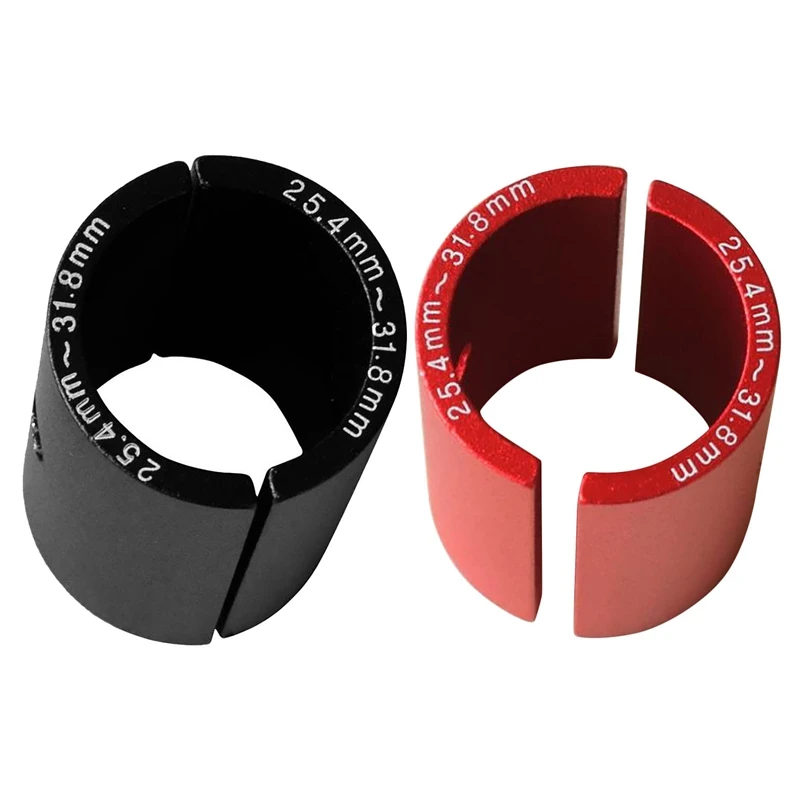 

MTB Bike Handlebar Bar Shim Spacer Stem Reducer Size Reducing Bushing Sleeve 25.4Mm To 31.8Mm Bar Bore Adapter