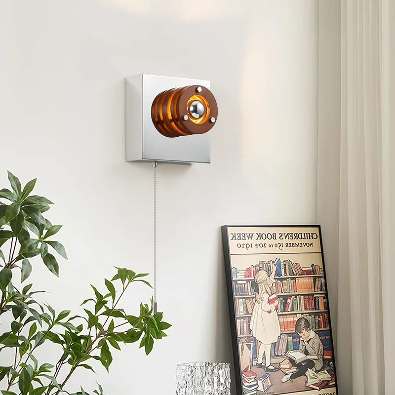 

Bedhead Industrial Style Wall Lamp Decoration Living Room Bedroom Study Creative and Personalized Design Wall Lamp