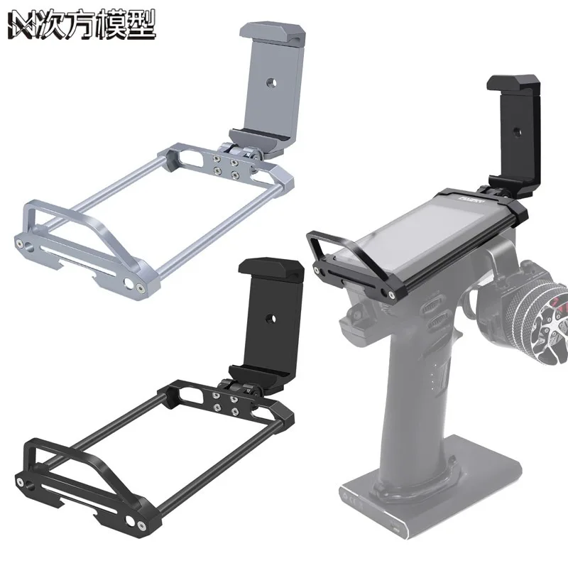 Alloy Protective Bracket Integrated Phone Holder Sturdy Support Frame Designed For Noble NB4 Pro Lite NB4 Plus Remote Control