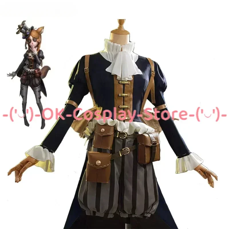 Game Identity V Toy Merchant Anne Lester Cosplay Costume Party Suit Top Pants Bag Halloween Uniforms Anime Clothing Custom Made