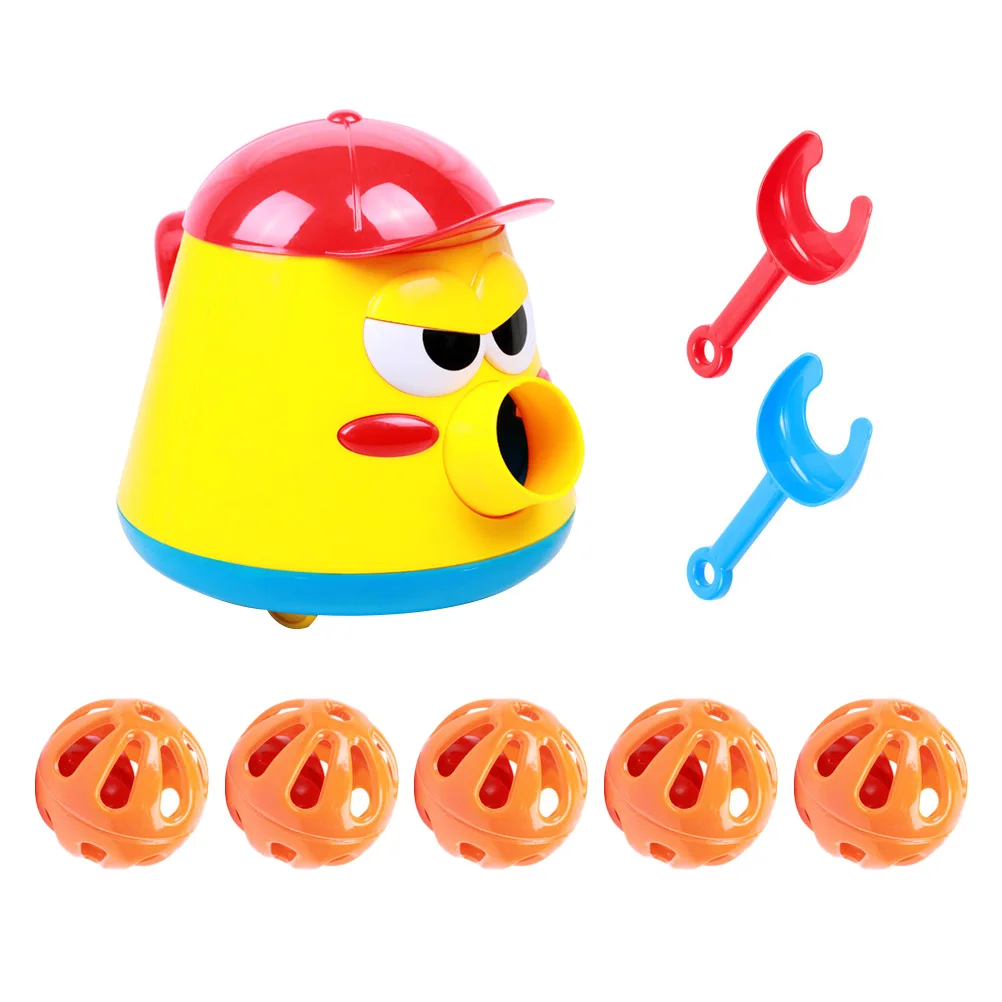 Lanceur de Pot à bulles, jouet de tir jaune, entraînement de capacité électrique, bouilloire en plastique pour enfants