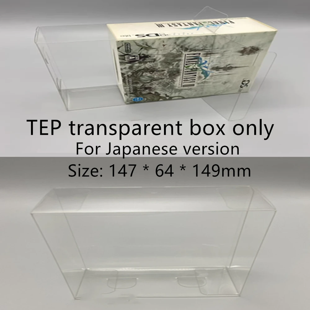 Collection Display Box For NDSL/Nintendo DS LITE Game Storage Transparent Boxes TEP Shell Clear Collect Case
