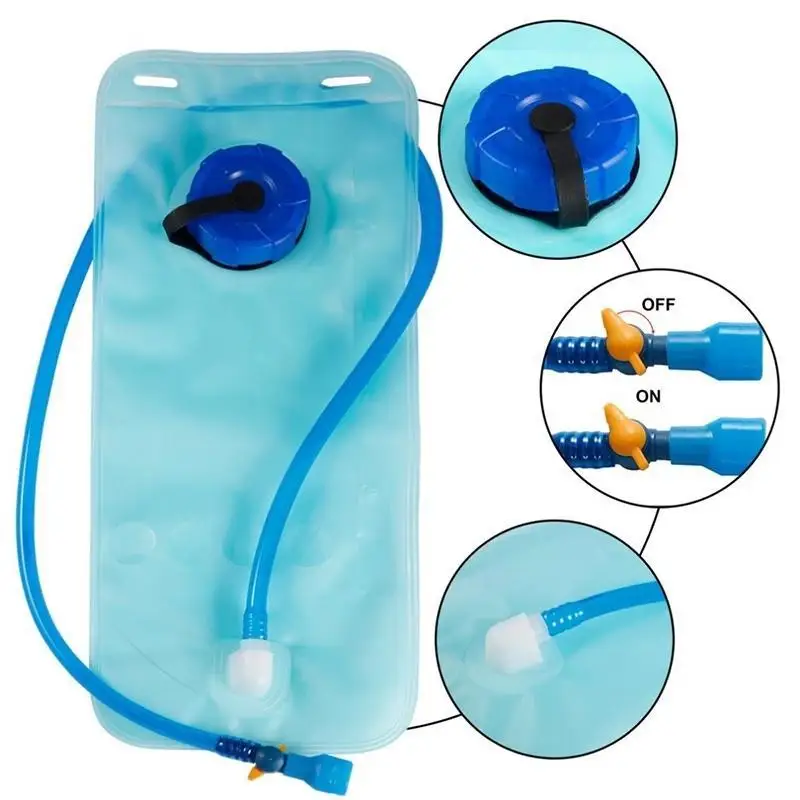 1/2Pcs TPU Water Bottle Folding Soft Flask Sport Water Bag Collapsible Drink Bottle for Running Camping Hiking