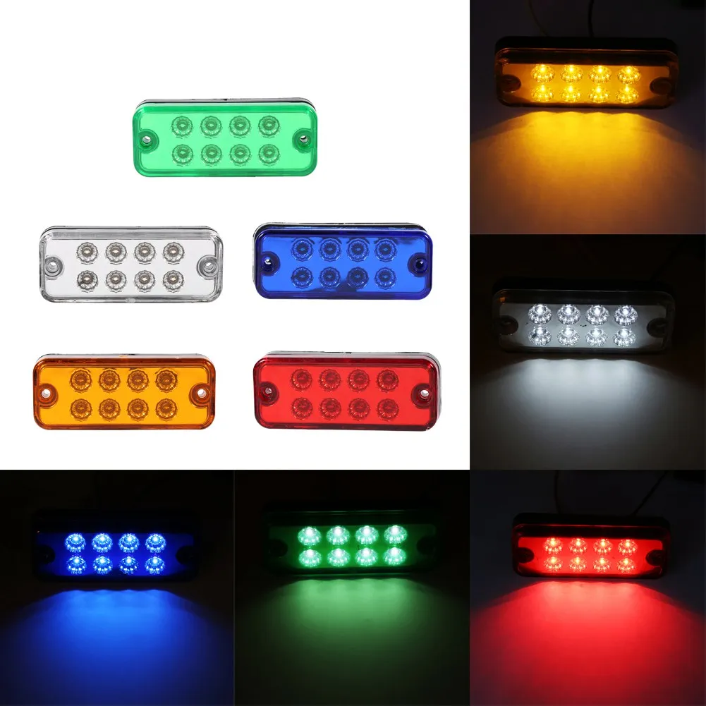 

Комплект из 6 светодиодных габаритных фонарей (8 LED) для грузовиков, прицепов и фургонов