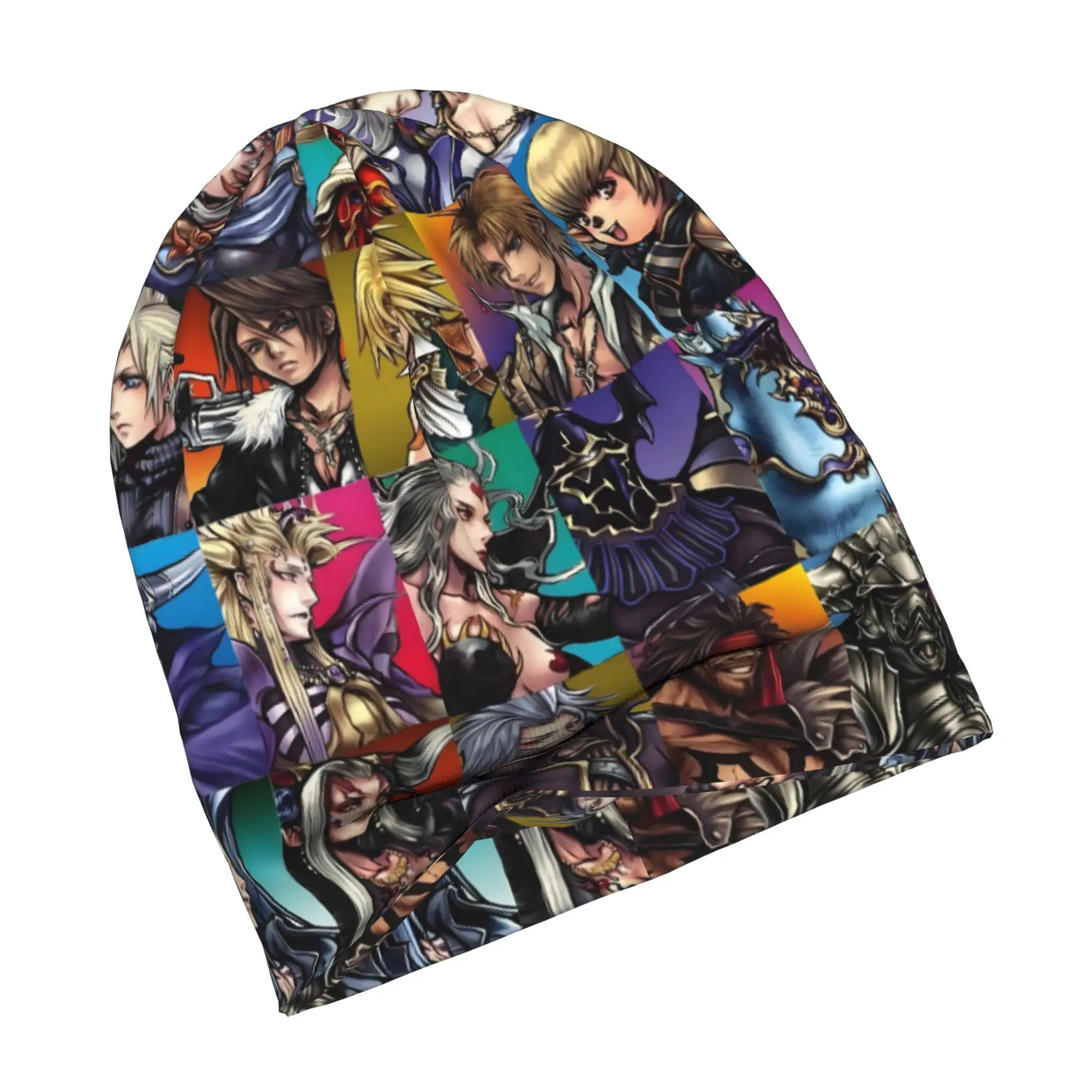 F-Final F-Fantasy Game Japan Fantasy Video Bonnet Hats  Fashion Knit Hat For Women Men Warm Winter  Skullies Beanies Caps