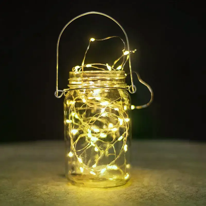 5M Copper Wire LED String Lights Holiday Fairy Lights Garland Christmas Tree Decor Wedding Party DIY