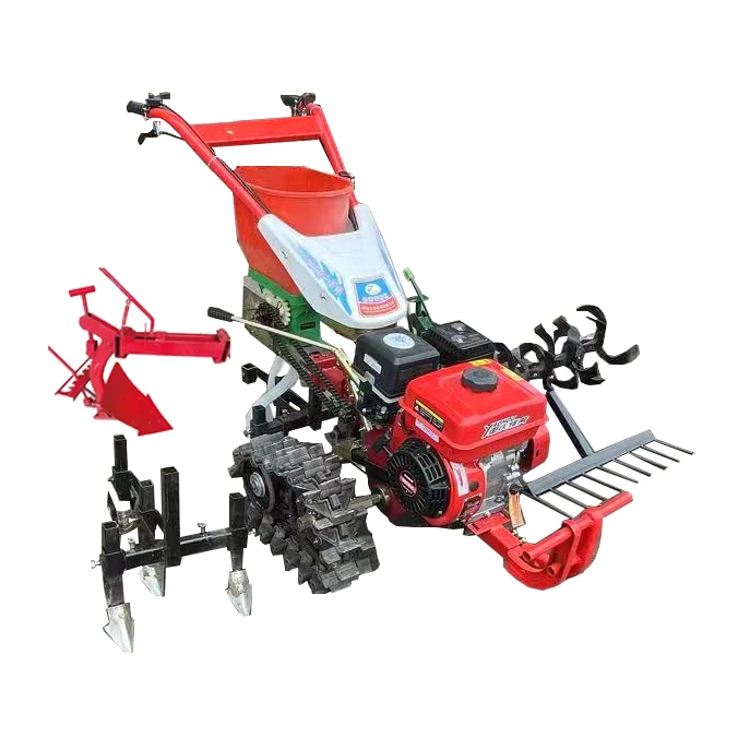 

【Hot】Multi-functional Double Chain Rail Tillage Machine Plowing and Tilling Small Agricultural Tillage Machinery