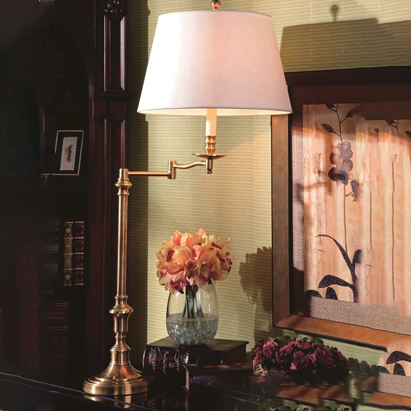 

Table Lamp Luxury Home Decoration Hotel L560 * 960H Brass Lamp