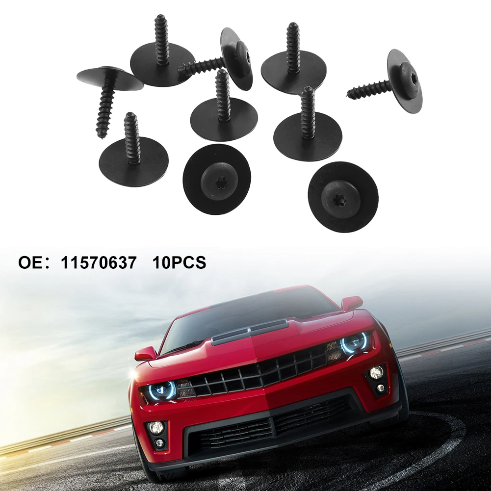 Car Clip Screw Brand New High Quality Metal 10pcs/set Auto For Chevrolet Car Fasteners Clips Interior Accessories