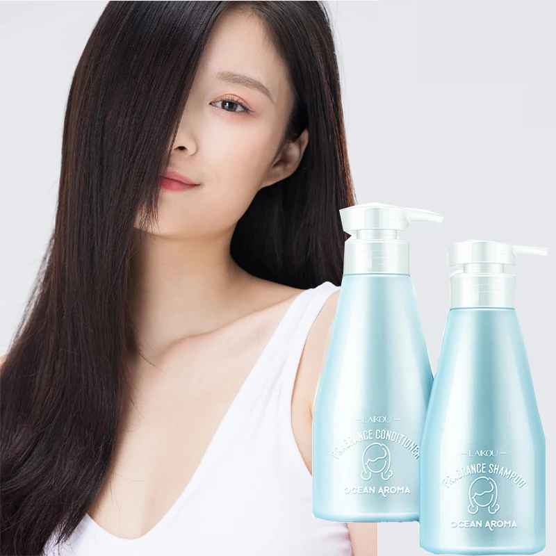 Ocean Fragrance Care Moisturizing Hair Oil Control and Smoothing Shampoo Set 320ml Refreshing Fragrant ShampooConditioner