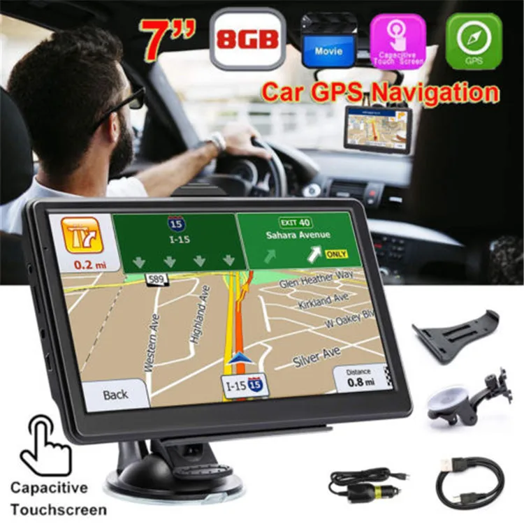 7-inch portable navigation device GPS navigation device large screen high-definition portable navigation device car supplies