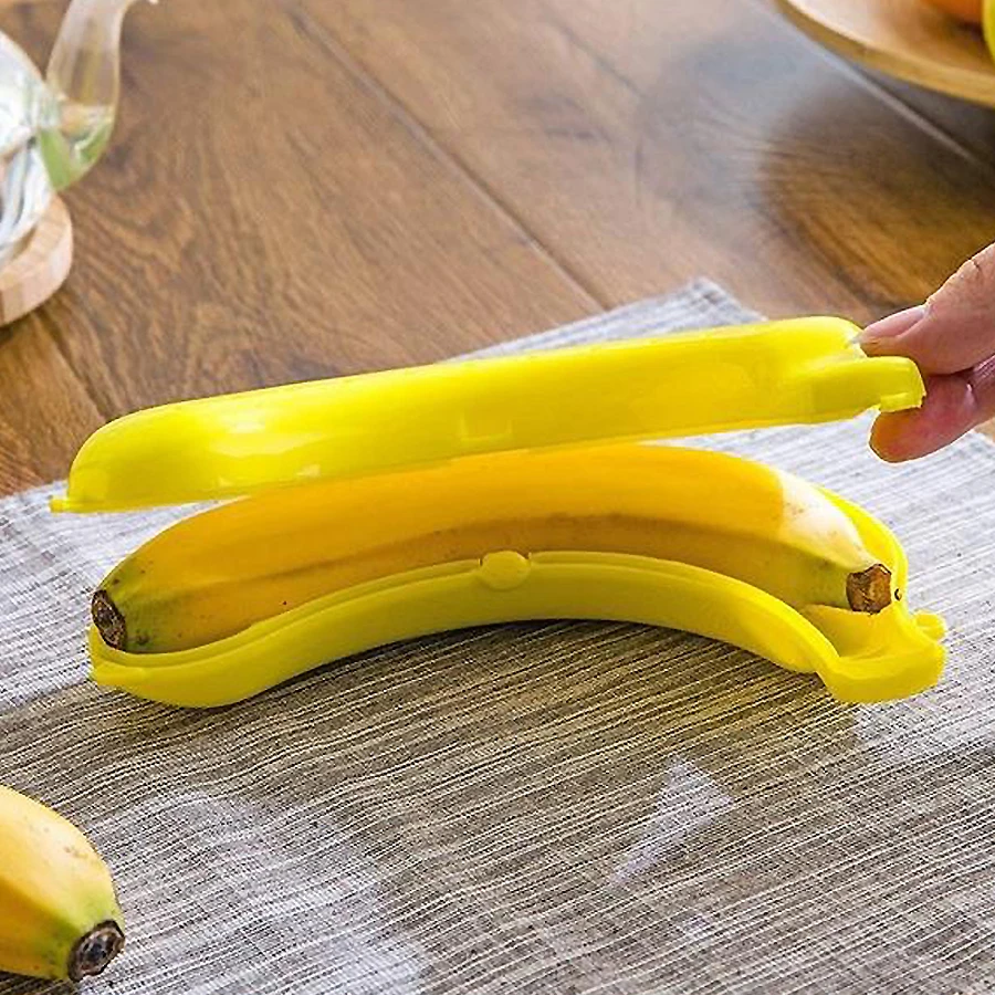 Banana Storage Box for Outdoor Travel Cute  Case Protector  Container Trip  Lunch Fruit Storage  Holder