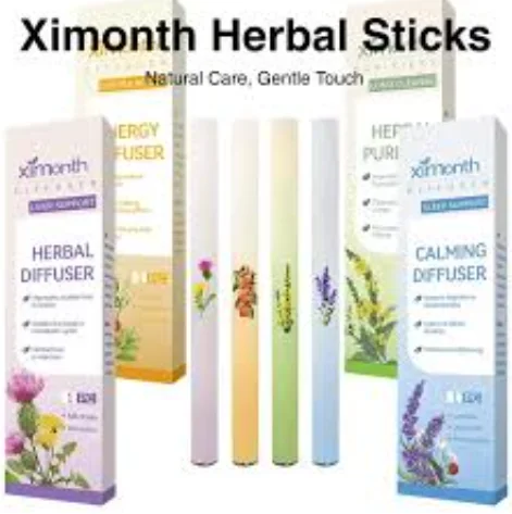 Herbal Purifier Pen Lung Cleaning Spray Diffuser Natural Inhaler Stick For Breathing Ease Stress Relief Sleep Liver Support Pen