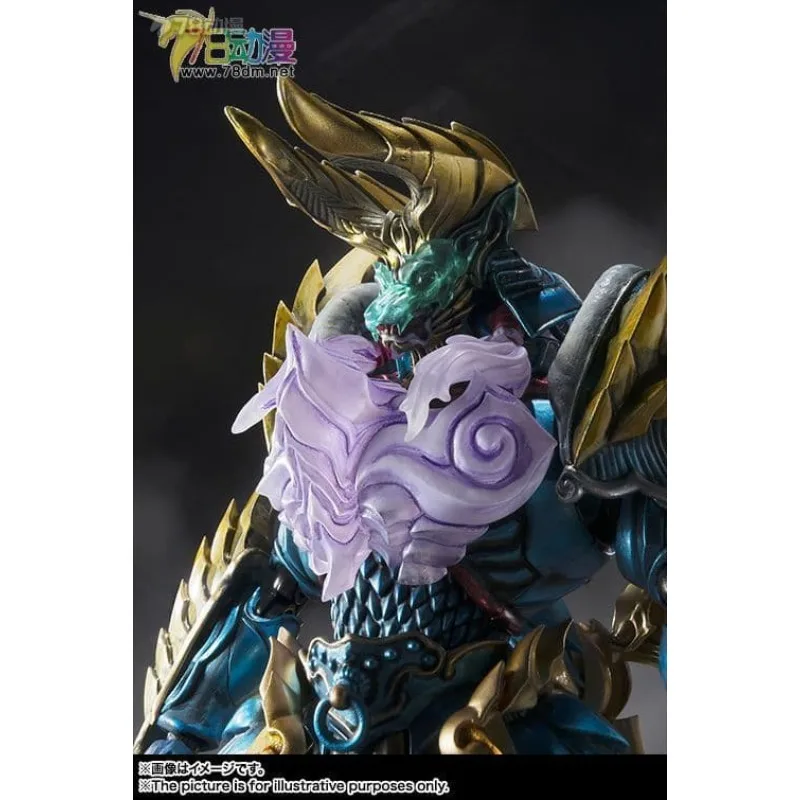BANDAI Echte S. H. Figuarts-serie Soul MIX-serie Evil God Awakens Thunder Wolf Dragon uitverkocht Model Collectibles