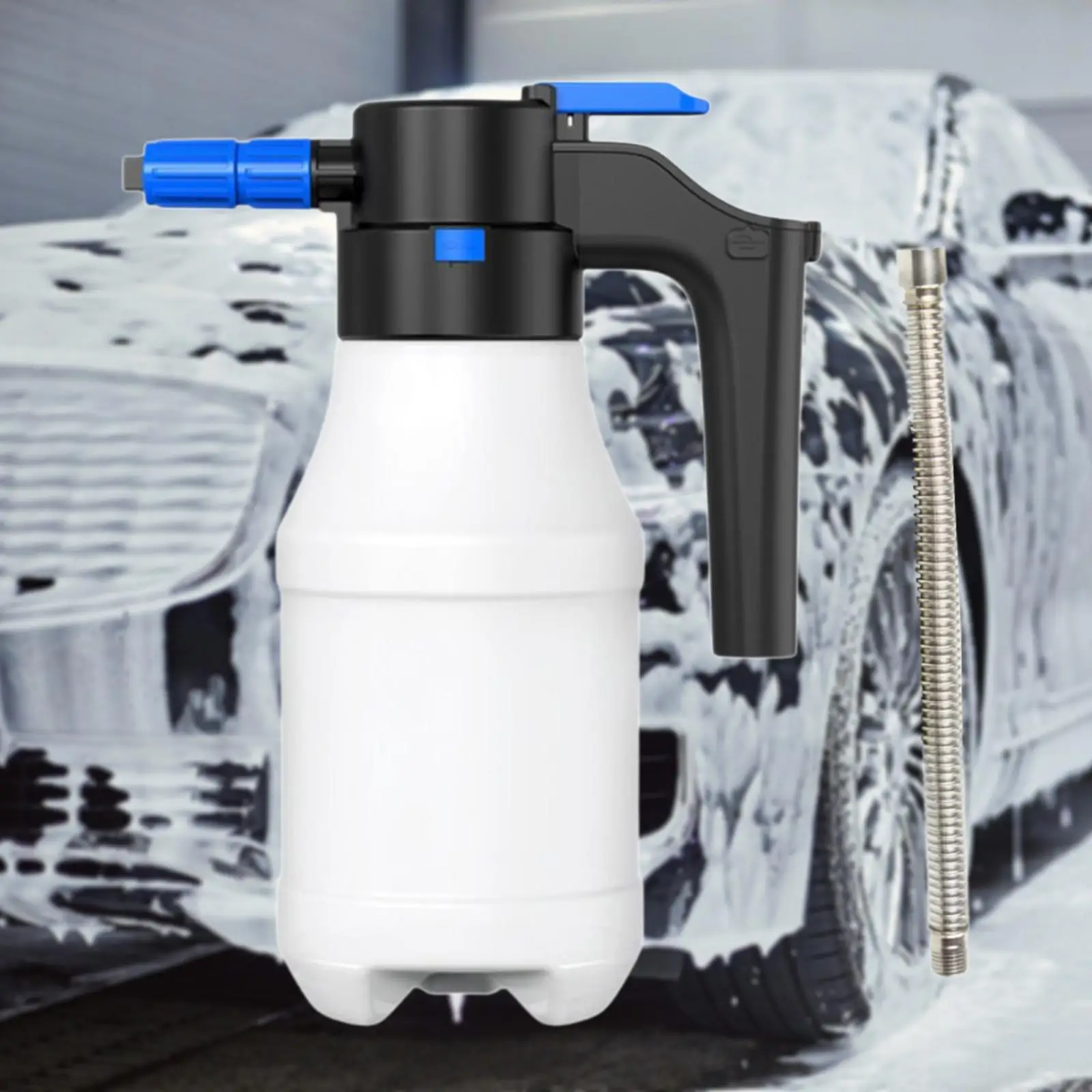 Electric Car Foam Sprayer Multifunctional Pressure Sprayer Car Washing Accessory for Lawn Watering Vehicle Beauty Car Detailing