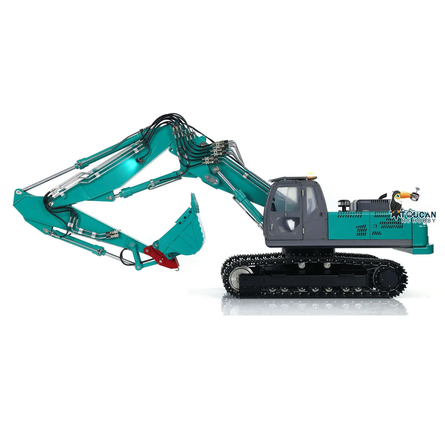 KABOLITE 1/14 K350 200 RC гидравлический экскаватор, 3-компонентная стрела, сверхмощный инженерный экскаватор, звуки автомобиля, освещение TH21582