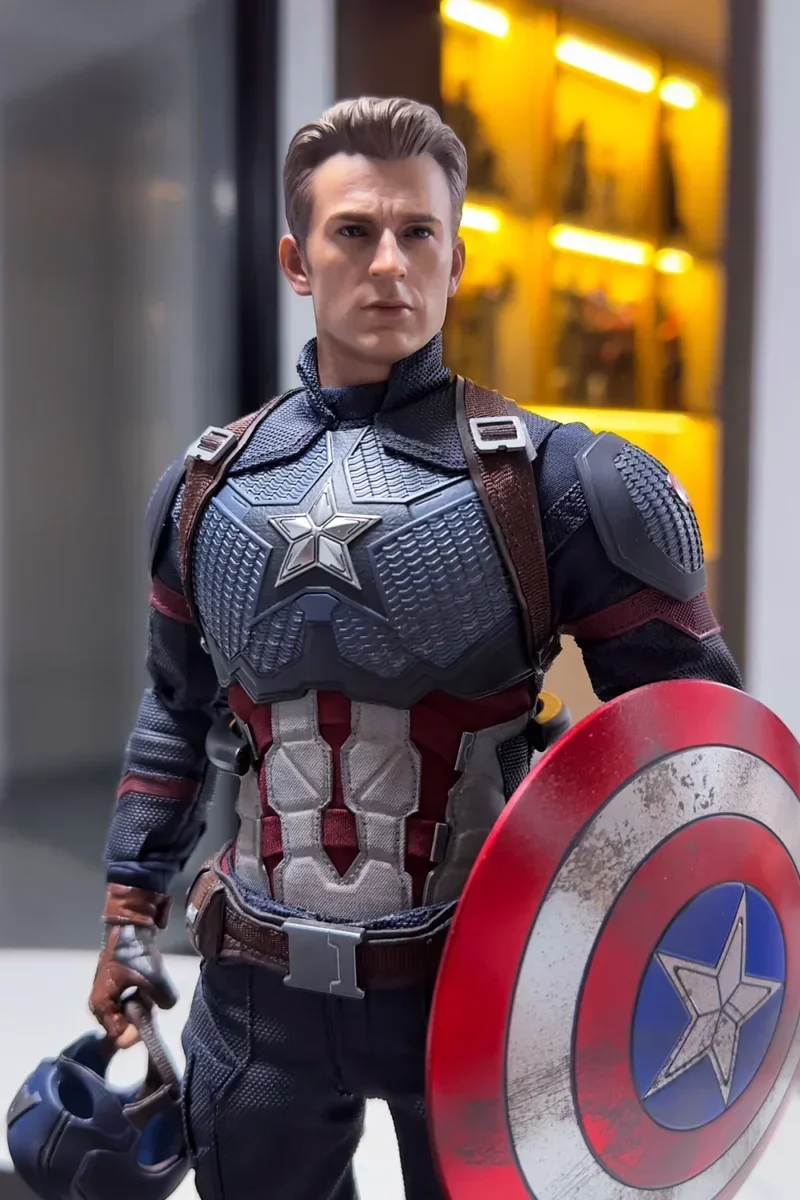 

In Stock Genuine HOTTOYS HT MMS536 1/6 Marvel Avengers 4 Captain America 7.0 Action Figure Model Toys