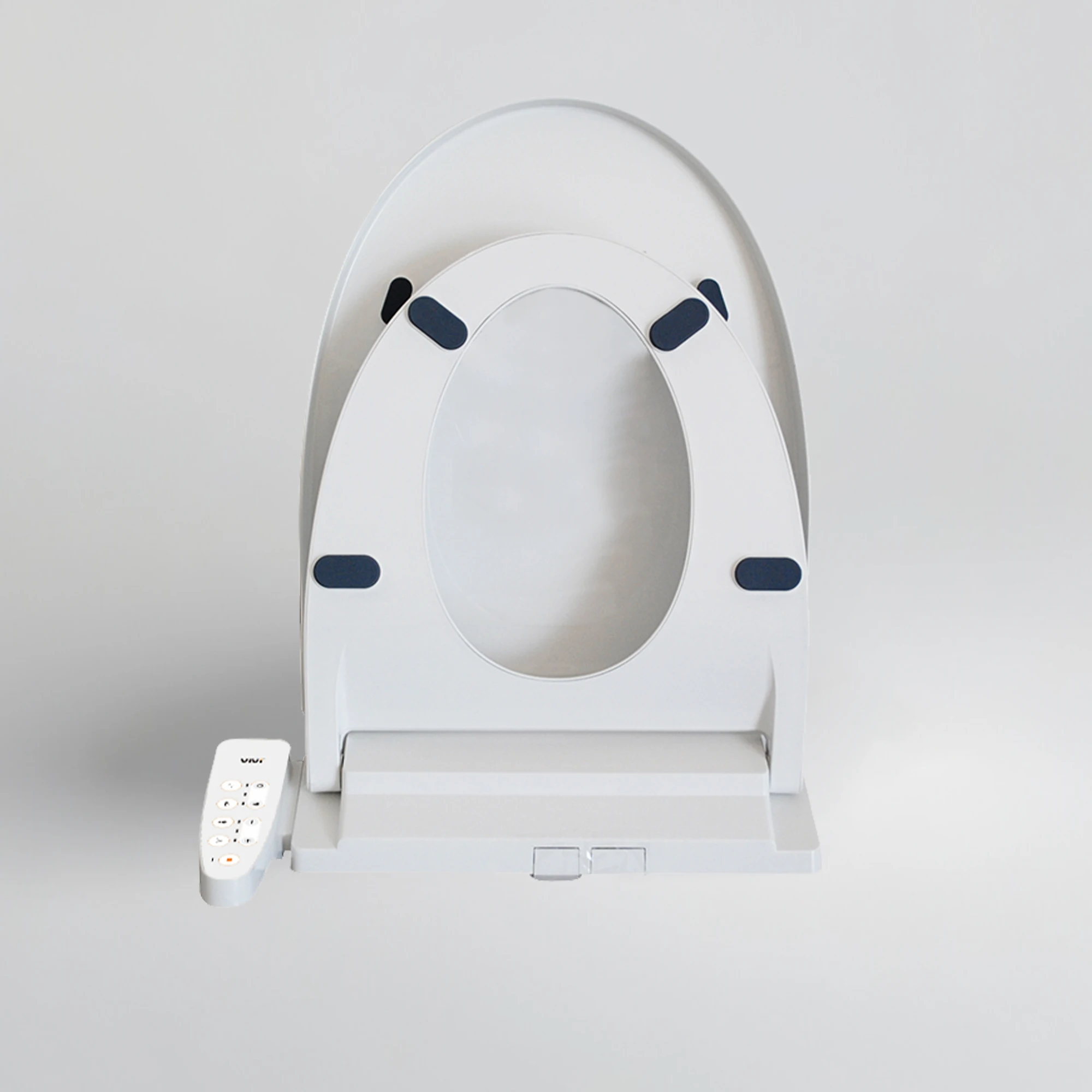 Smart Electric Bidet Toilet Seat Heating Elongated Shape With Remote Control For Bathroom