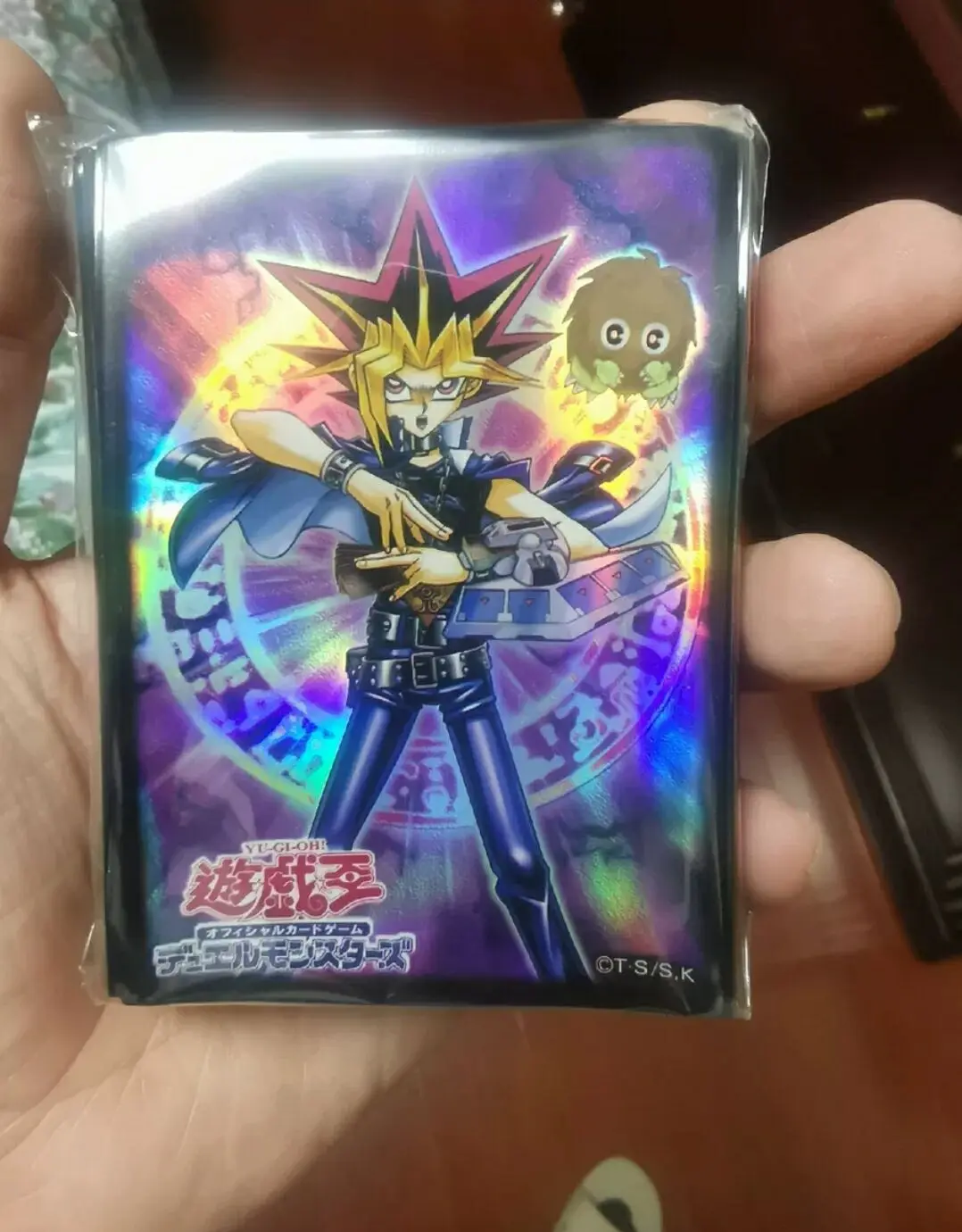 Yugioh-Fundas protectoras de cartas selladas, 55 piezas, maestro Duel Monsters, 15 °, Yugi, Kuriboh, 15AX, colección oficial