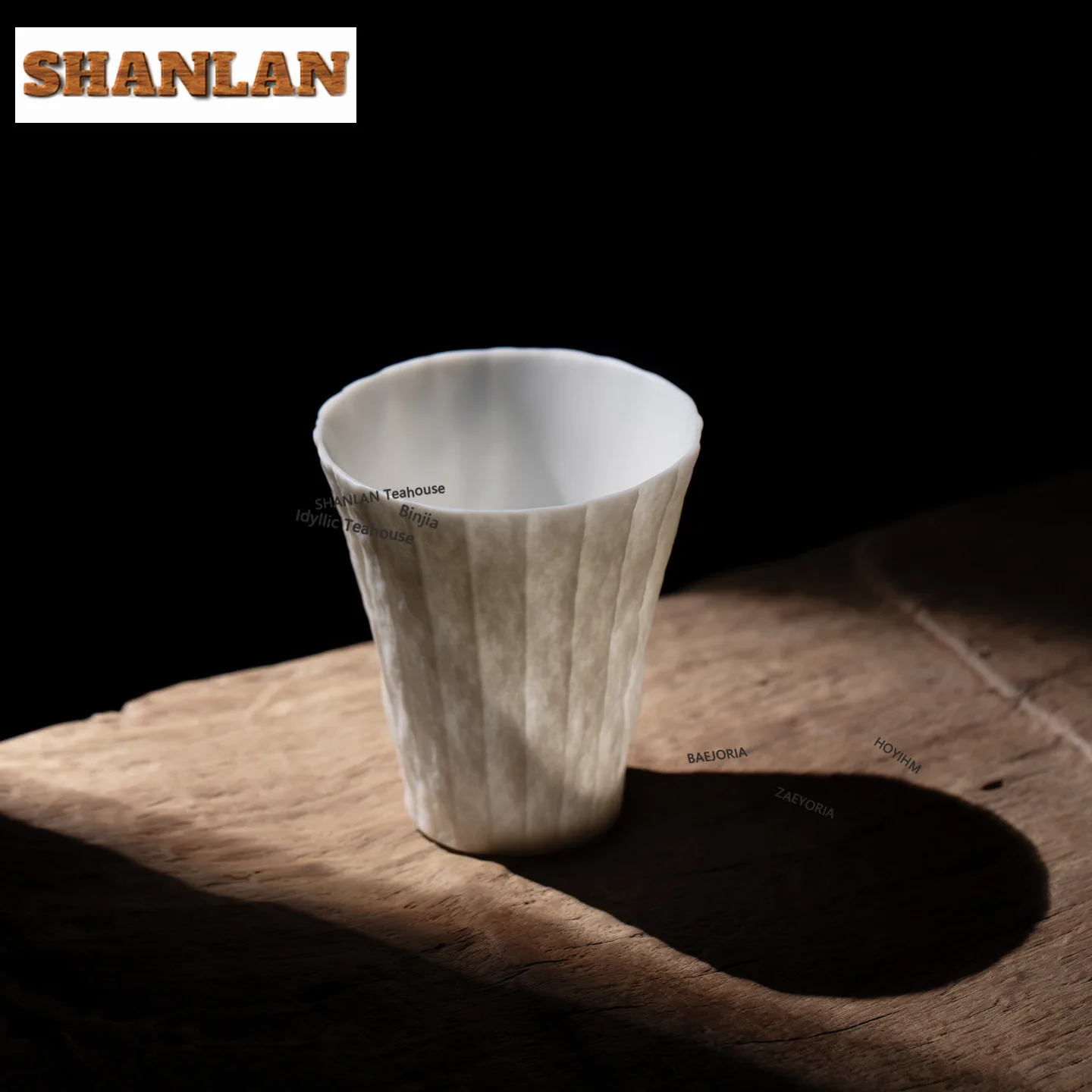HOYIHM 190ml Sheep Fat Jade Porcelain Teacup Traditional Tea Bowl Tea Pair Tea-tasting Fragrance Cup Chazhan Master Cups For Tea - view 5