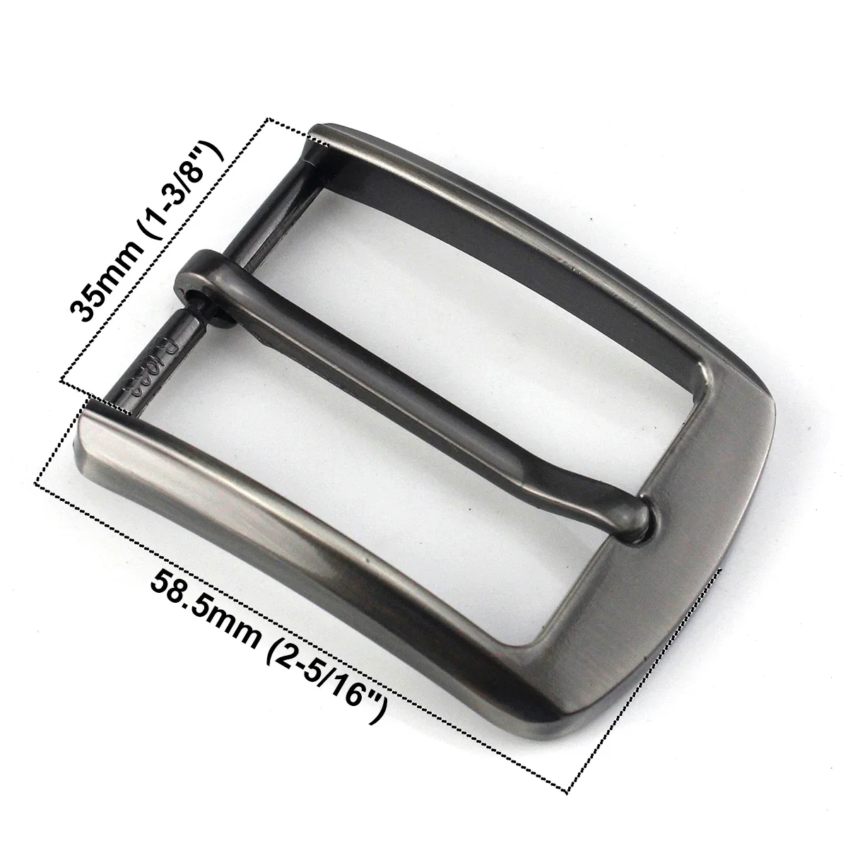 1piece 35mm Men\'s Belt Buckle Metal Single Pin Buckle Waistband Clasp Leather Craft Belt Parts DIY Accessories