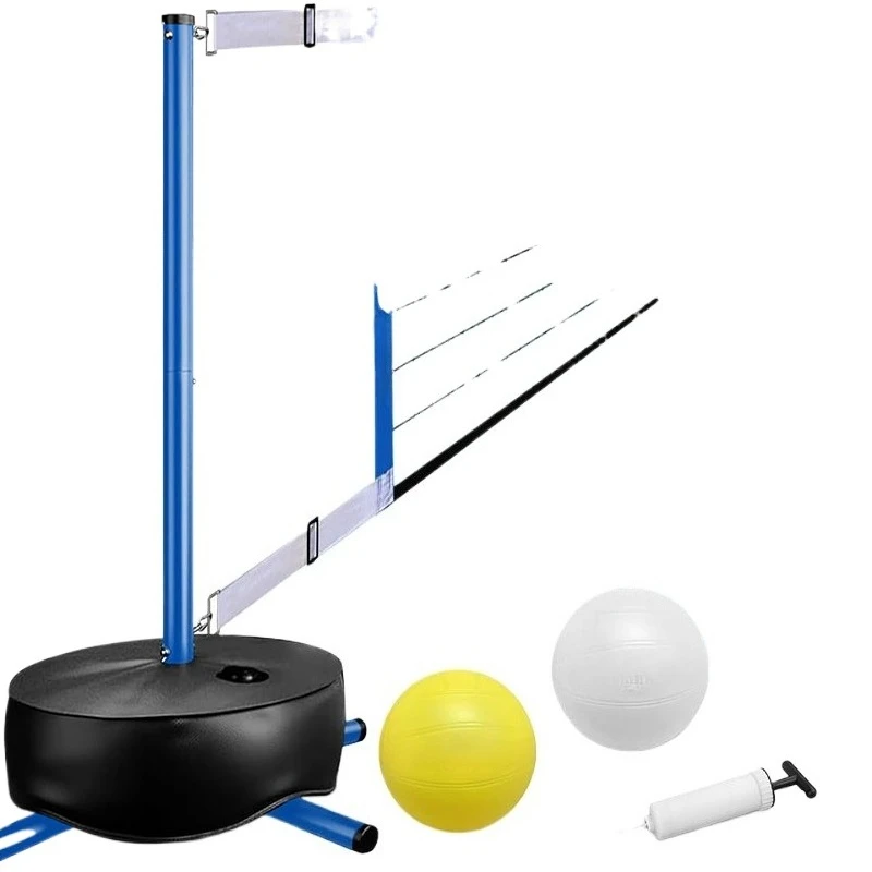 

Portable indoor and outdoor volleyball net system with 2 water volleyball heavy-duty base swimming pool volleyball nets