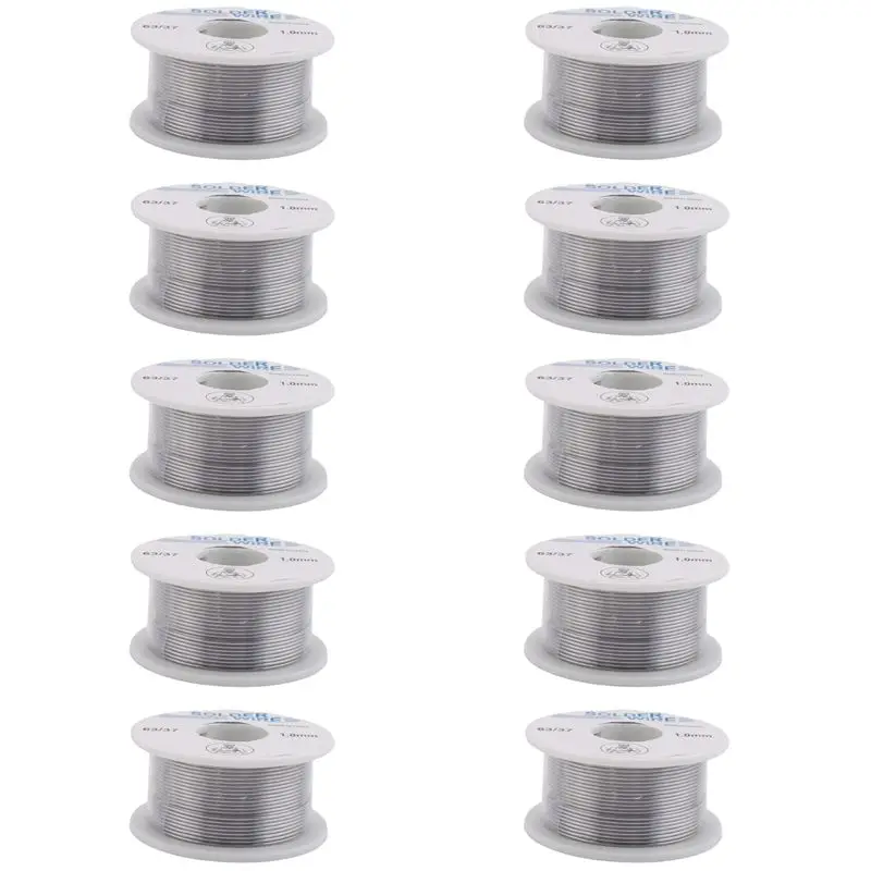 

SEWS-10PCS 1.0 мм 63/67 Сварочная проволока для автоматического паяльного инструмента с ручным нагревом и автоматической подачей припоя