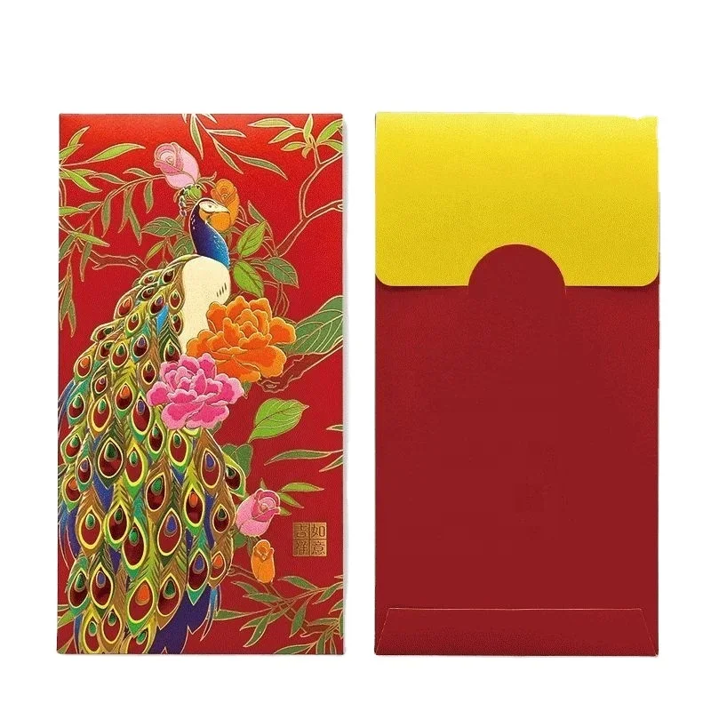 

*Custom Chinese Red Packet Envelope Foil Packing Envelope Red Lucky Money Envelope