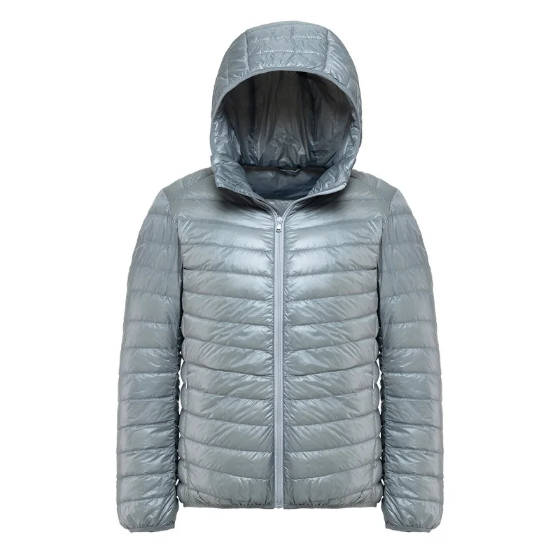 Doudoune en Duvet de Canard Blanc Ultra observateur pour Homme, Manteau Fin Décontracté avec Capuche, Nouvelle Collection Hiver Automne 2023