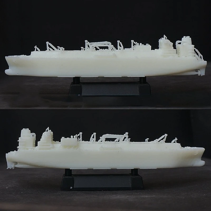 Modelo de montaje de barco de Gas Natural de 1/700 LNG, 42,7 cm, resina, impresión 3D, barcos de moldeo, modelo estático, barco de juguete, adorno de regalo para niño