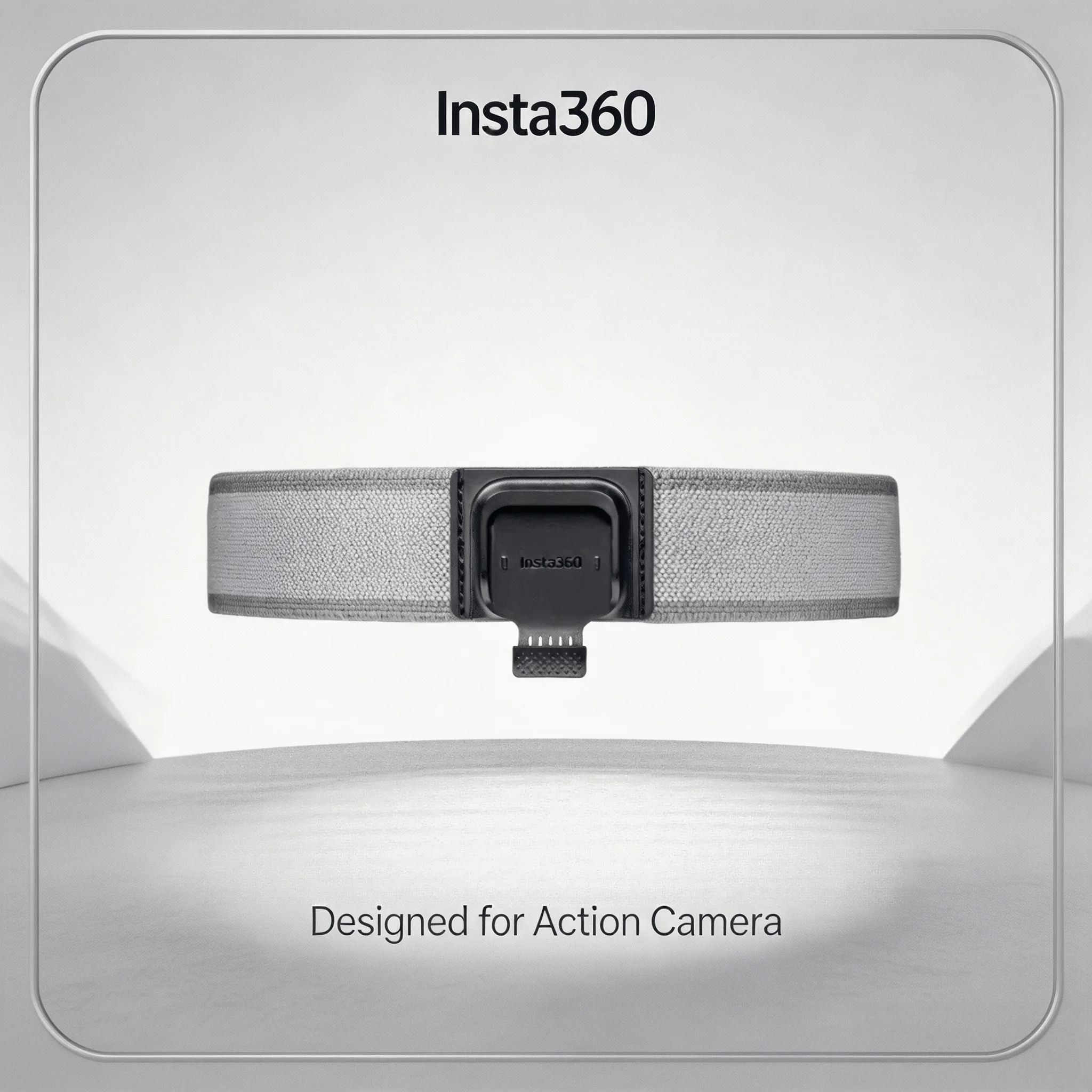 Magnetic Head Strap Mount Band Quick Release Design for Insta360 GO Ultra, Supports Hat Mount and Direct Wear