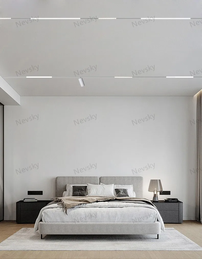 N5 White Magnetic Track Lights (Provide quotation according to drawings)